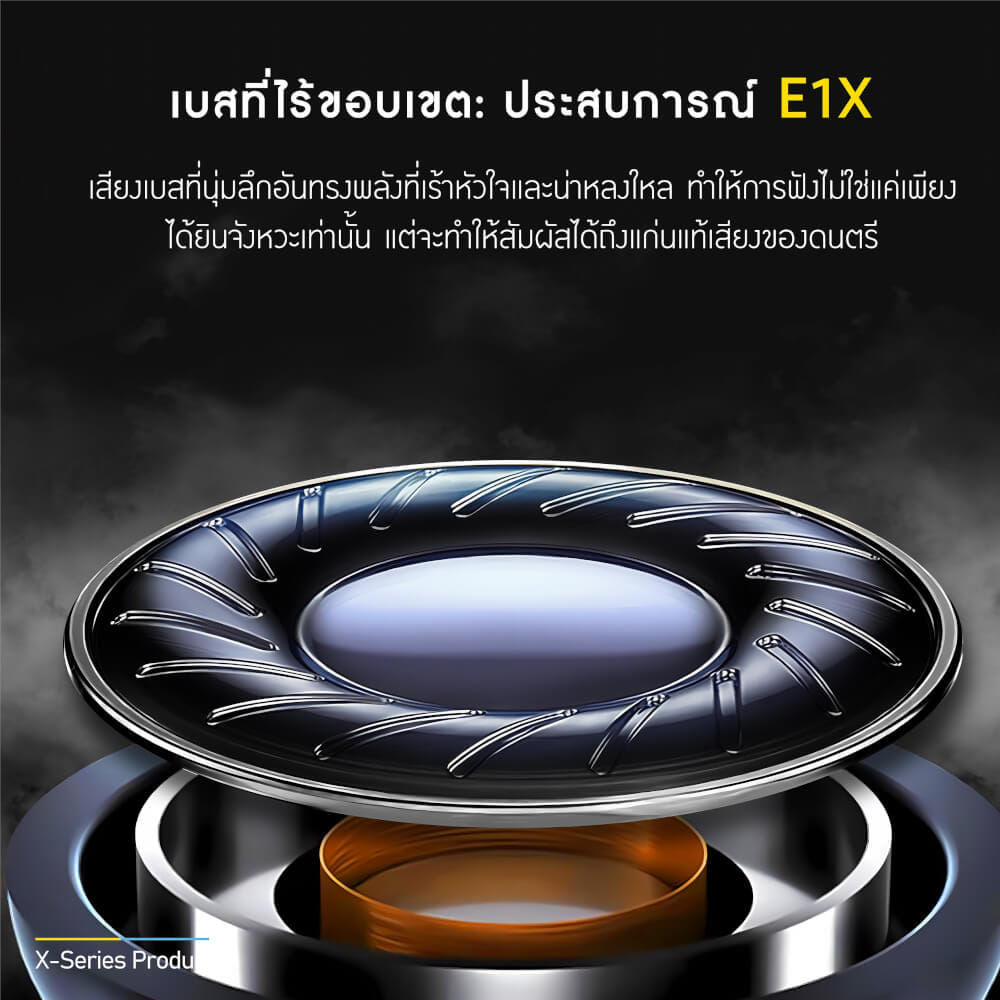 หูฟัง อินเอียร์ ENYX รุ่น E1X 3.5MM และ TYPE-C เสียงดี เบสแน่น ของแท้100% มีไมโครโฟน สายสนทนา เซอร์ราวรอบทิศทาง